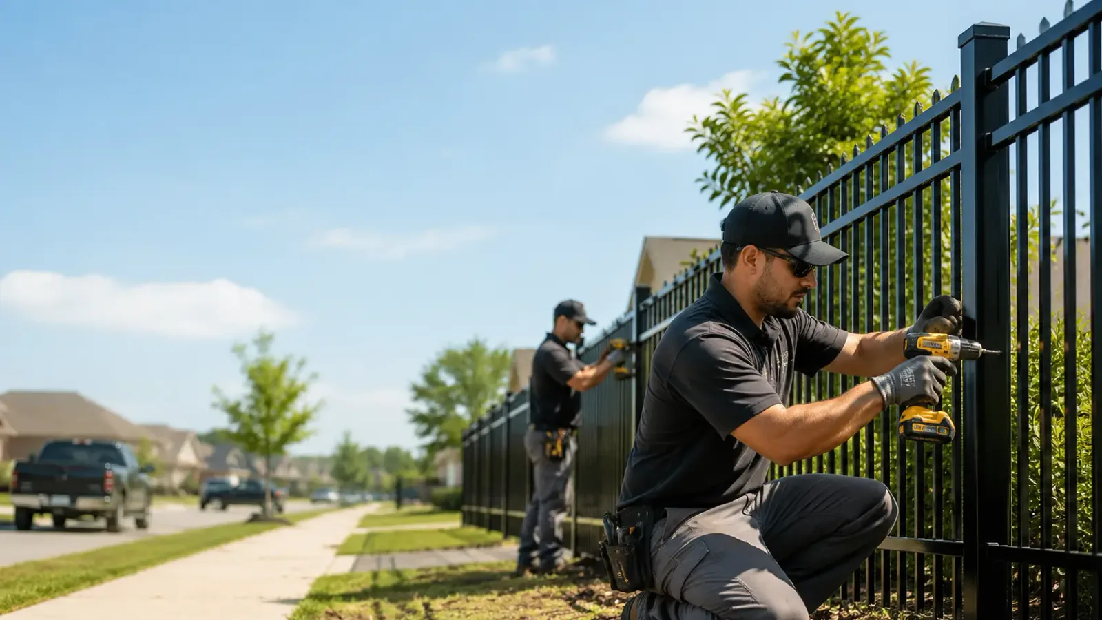Metal Fence Installation in Monroe, NE